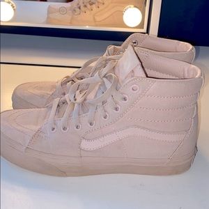 Vans light pink canvas